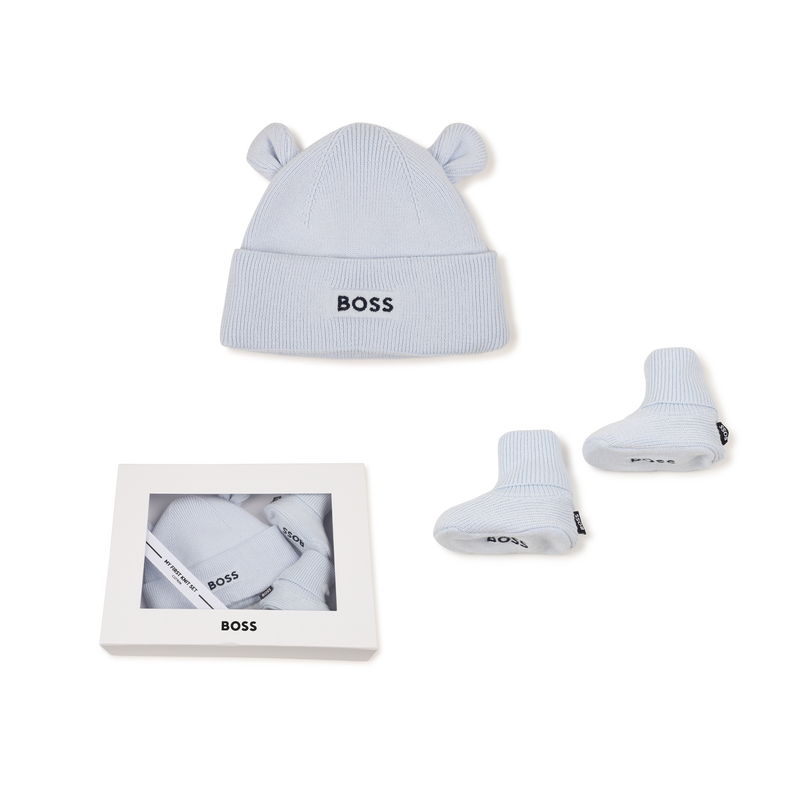 Hat and slipper set BOSS 
                        BOY