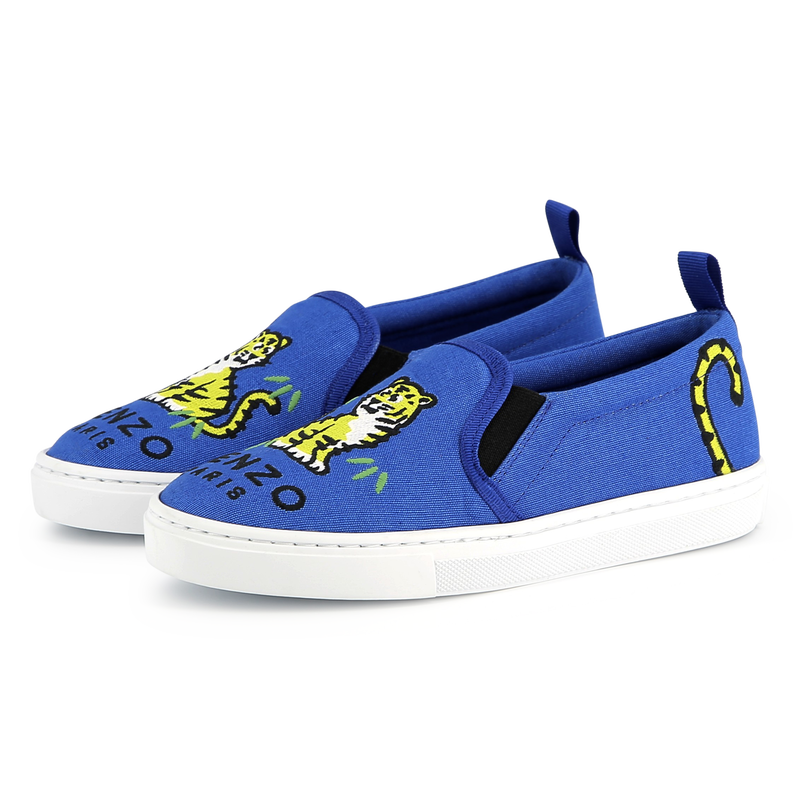 Elasticated canvas trainers KENZO KIDS 
                        UNISEX