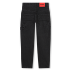 Plain loose-fitting jeans HUGO 
                    BOY