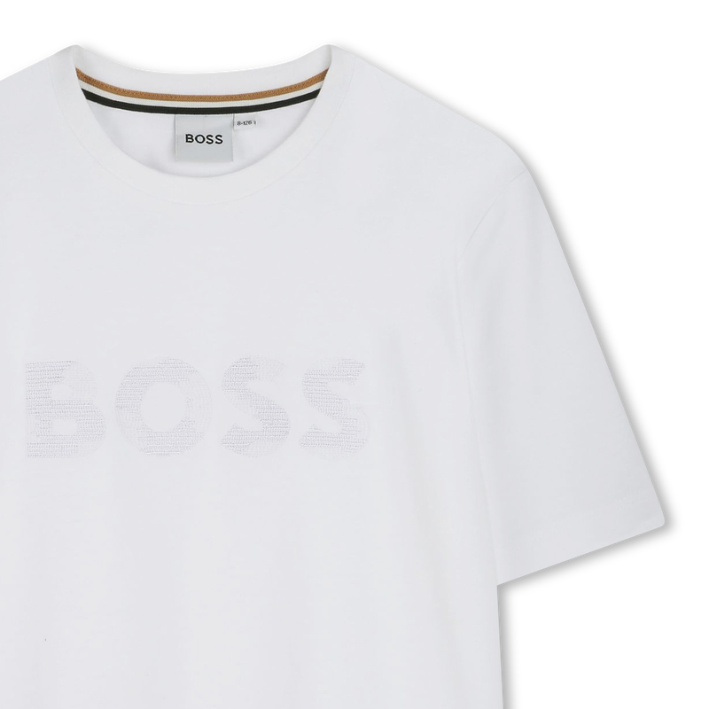 Short-sleeved cotton T-shirt BOSS 
                        BOY