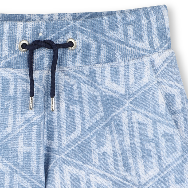 Denim-effect running shorts HUGO 
                        BOY