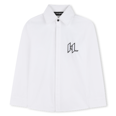 LONG-SLEEVED SHIRT KARL LAGERFELD KIDS BOY
