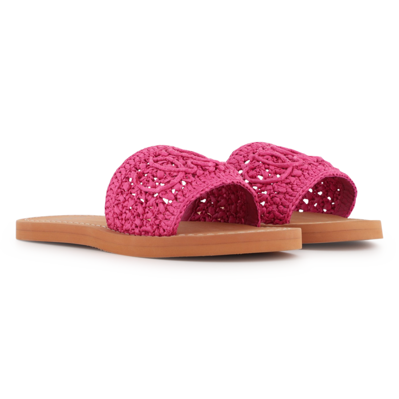 BRAIDED SLIDES CHLOE 
                        GIRL