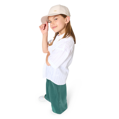 LIGHTWEIGHT EMBOSSED FABRIC SHIRT BOSS GIRL