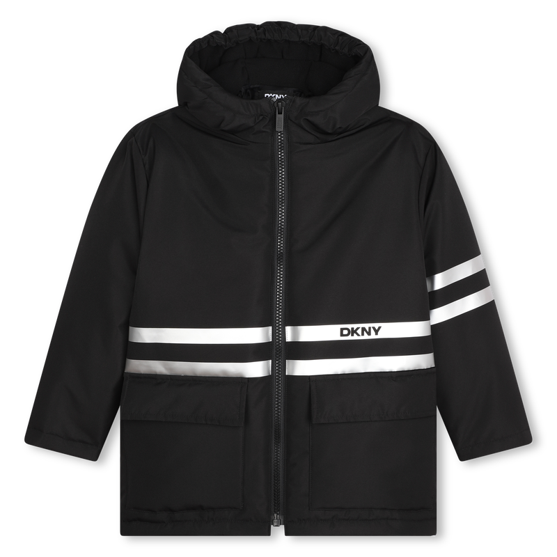 Water-repellent hooded parka DKNY 
                        UNISEX