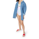 Sliders with badges HUGO 
                    GIRL