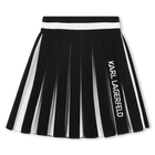 Pleated knit skirt KARL LAGERFELD KIDS 
                    GIRL