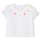 Short-sleeved cotton T-shirt BILLIEBLUSH 
                    GIRL