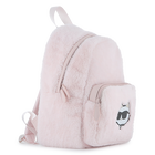 Small backpack made of fluffy fleece KARL LAGERFELD KIDS 
                    GIRL