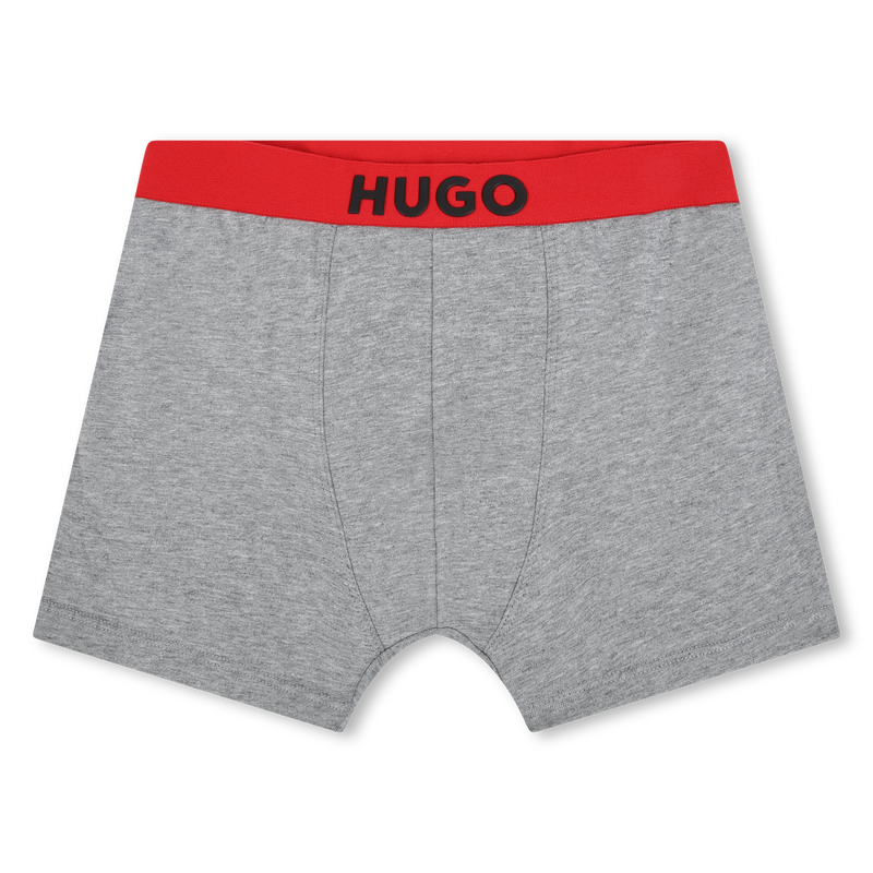 Cotton Boxers (Pack Of 2) HUGO 
                        BOY