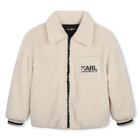 Sherpa jacket KARL LAGERFELD KIDS 
                    BOY
