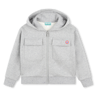 Fleece jogging cardigan KENZO KIDS 
                    GIRL