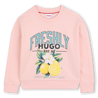 Fleece sweatshirt HUGO 
                    GIRL
