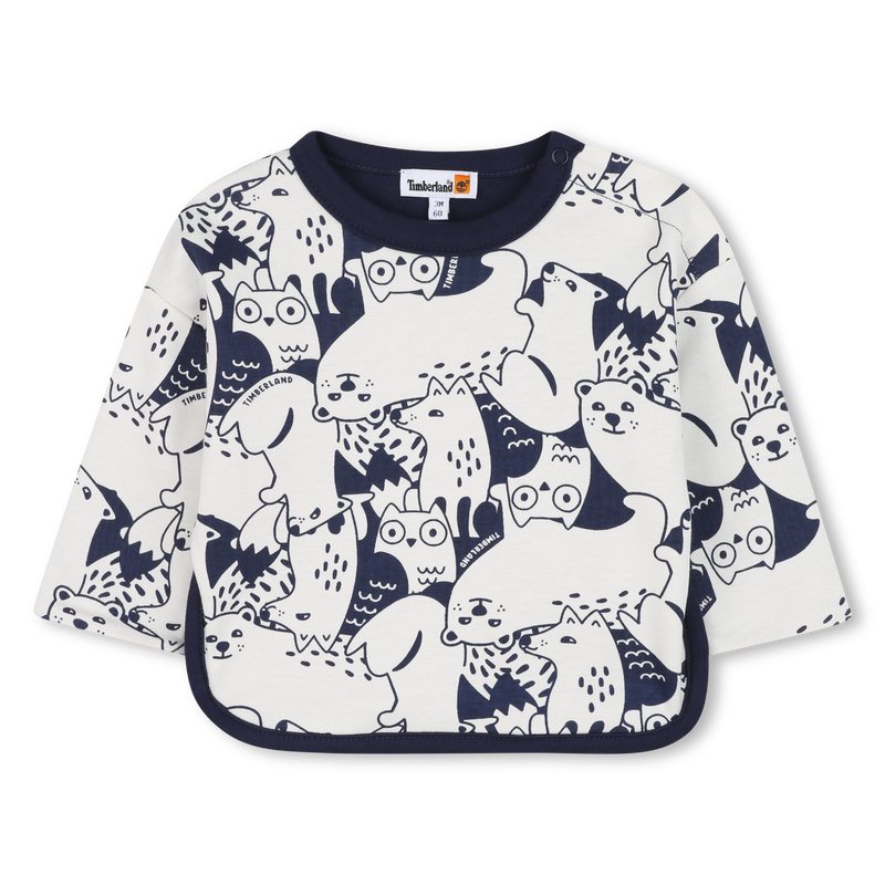 Snap T-shirt and pants TIMBERLAND 
                        BOY