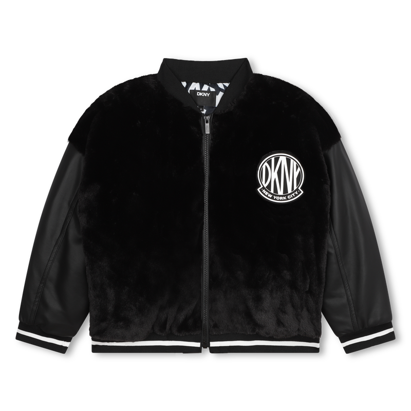 Fluffy fleece jacket DKNY 
                        GIRL