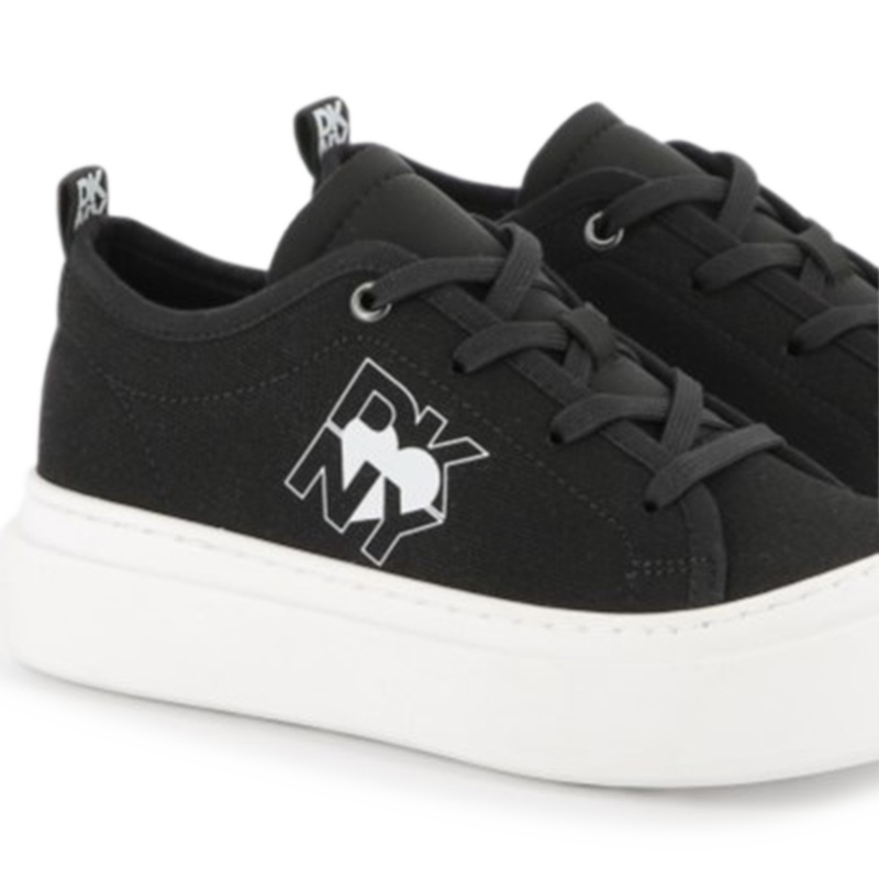 Lace-up canvas trainers DKNY 
                        GIRL