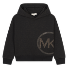 Hooded fleece sweatshirt MICHAEL KORS 
                    GIRL