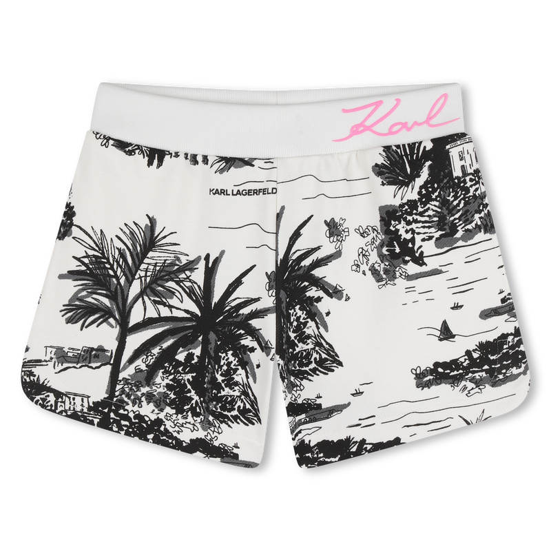 FLEECE SHORTS KARL LAGERFELD KIDS 
                        GIRL