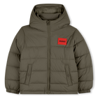 Hooded down jacket HUGO 
                    BOY