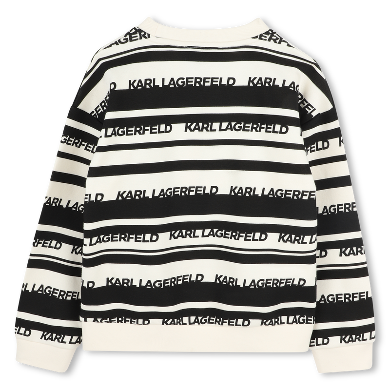 Striped sweatshirt KARL LAGERFELD KIDS 
                        BOY