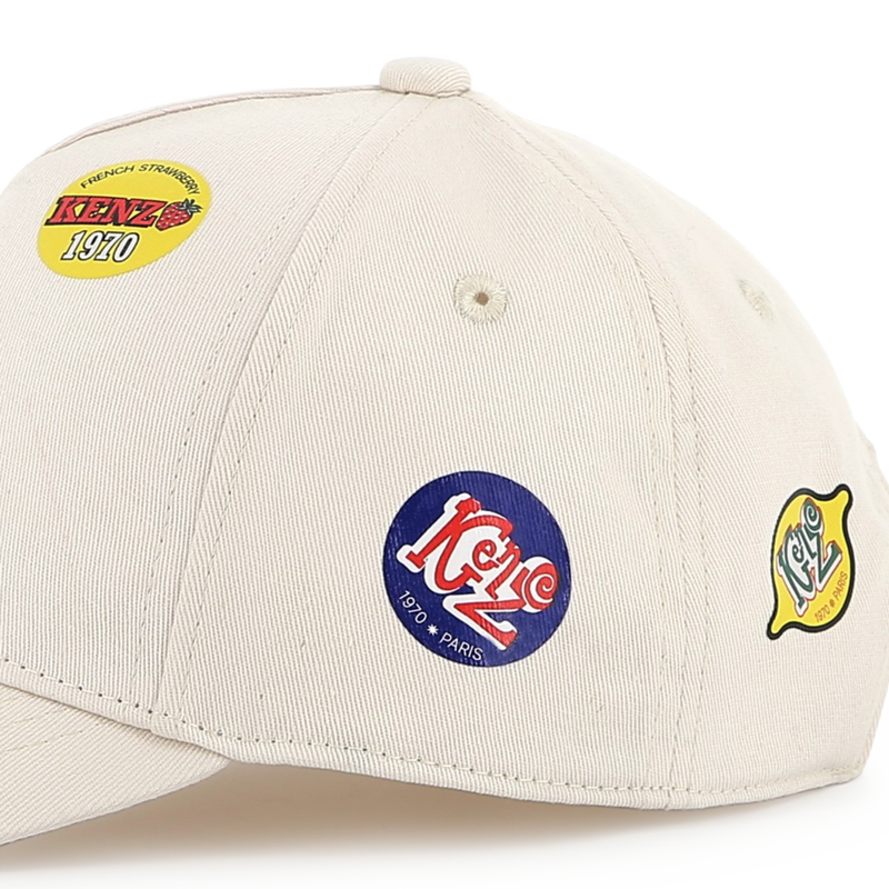 Printed cotton baseball cap KENZO KIDS 
                        UNISEX