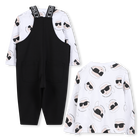 Overalls and t-shirt set KARL LAGERFELD KIDS 
                    BOY