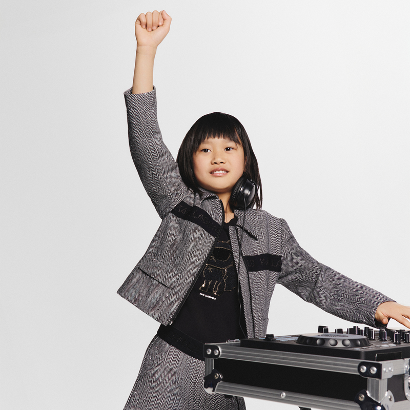 Knitted Bermuda shorts KARL LAGERFELD KIDS 
                        GIRL