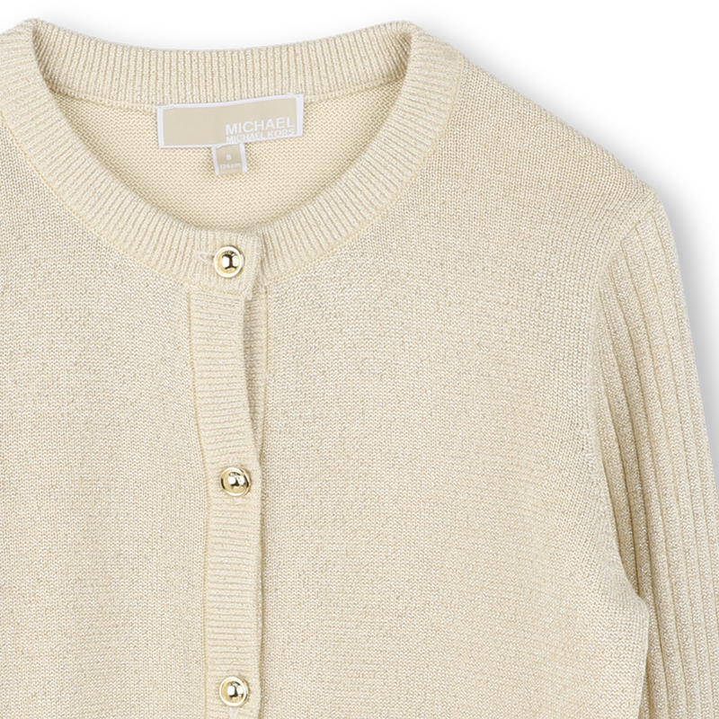 Knitted party cardigan MICHAEL KORS 
                        GIRL