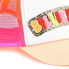Cap with terry-cloth badge BILLIEBLUSH 
                    GIRL
