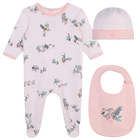 Cotton pyjamas, hat and bib KENZO KIDS 
                    GIRL