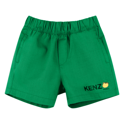 Elasticated waist shorts KENZO KIDS BOY