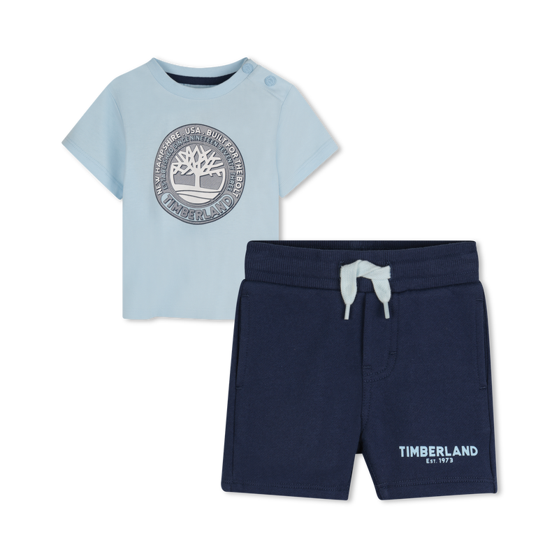 T-shirt and shorts outfit TIMBERLAND 
                        BOY
