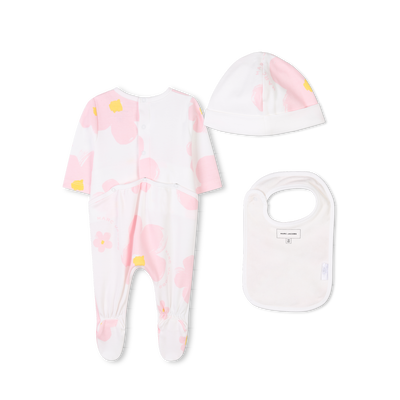 Cotton pyjamas, bib and hat MARC JACOBS UNISEX