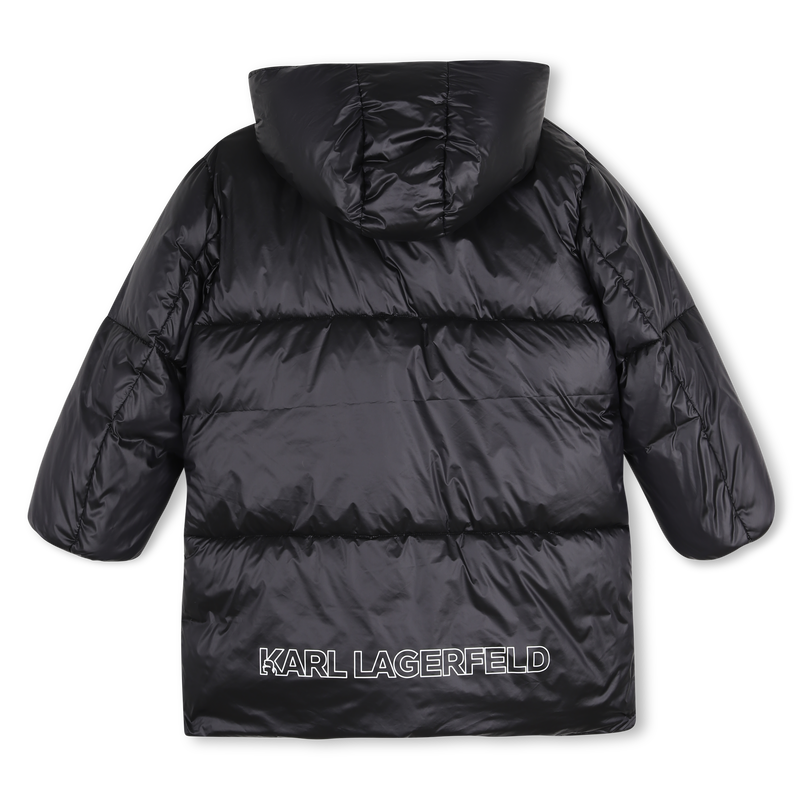 Long down jacket KARL LAGERFELD KIDS 
                        GIRL