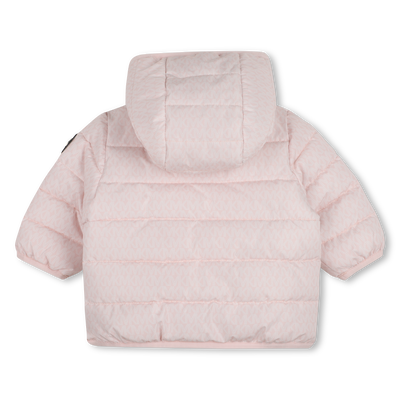 Hooded down jacket MICHAEL KORS GIRL