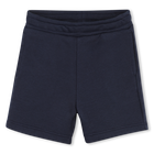 Jogging bermuda shorts, NAVY, hi-res