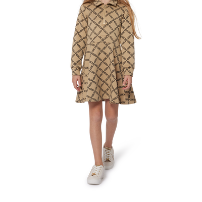 Long-sleeved zip-up dress MICHAEL KORS GIRL