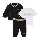 T-shirt + trousers + cardigan set BOSS 
                    BOY