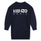 Jacquard knitted dress KENZO KIDS 
                    GIRL