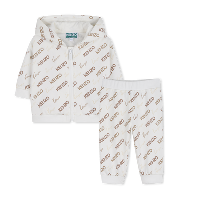 CARDIGAN AND JOGGING TROUSERS SET KENZO KIDS BOY
