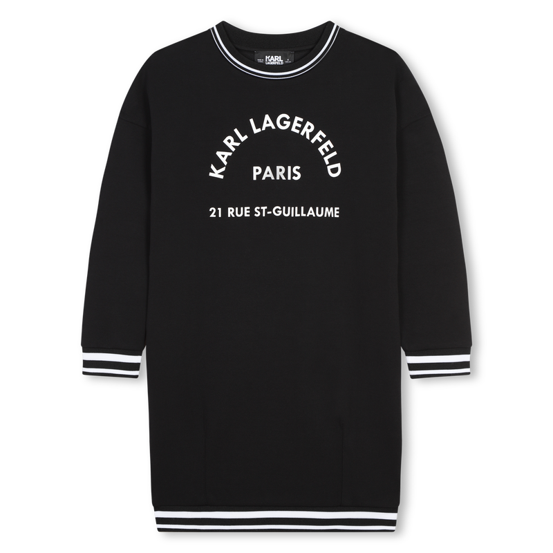 Straight two-tone dress KARL LAGERFELD KIDS 
                        GIRL