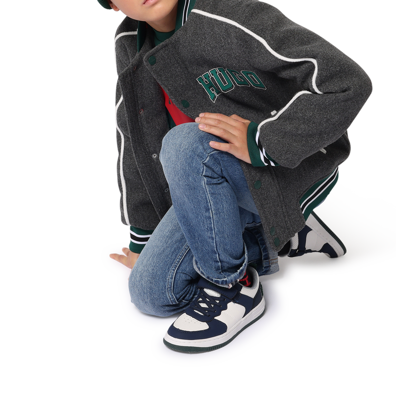 Knitted cotton hat HUGO 
                        UNISEX