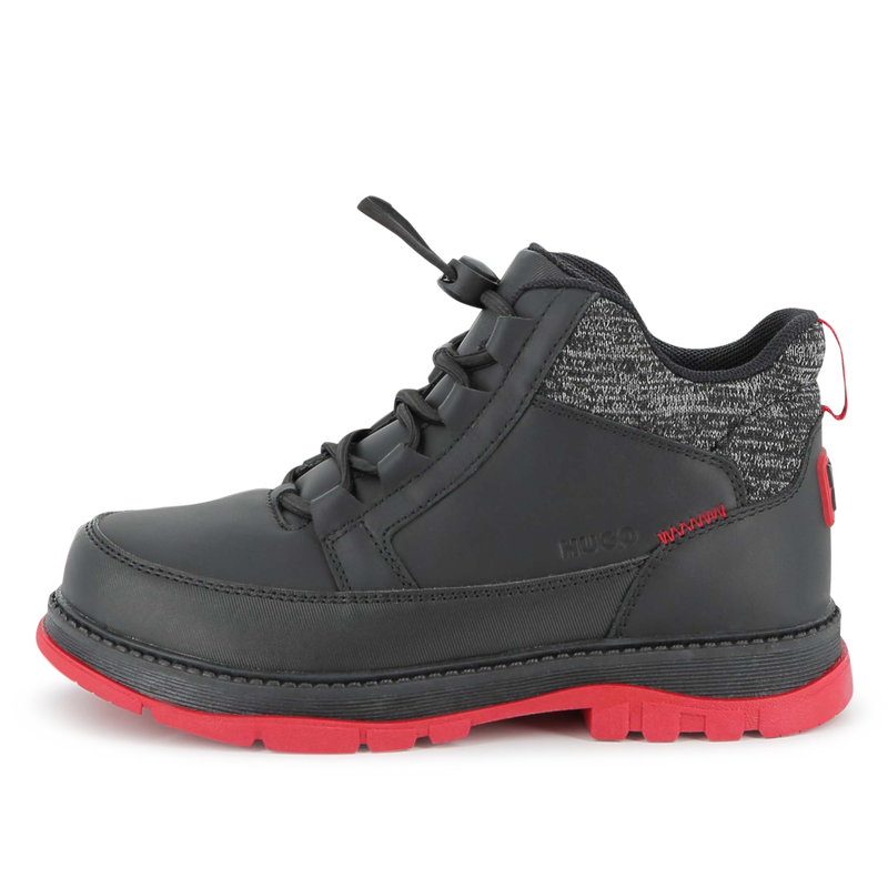 Ankle boots with laces HUGO 
                        BOY