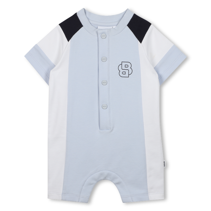 Tricolour short romper BOSS 
                        BOY