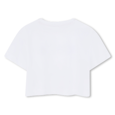 T-shirt with patch and logo HUGO GIRL