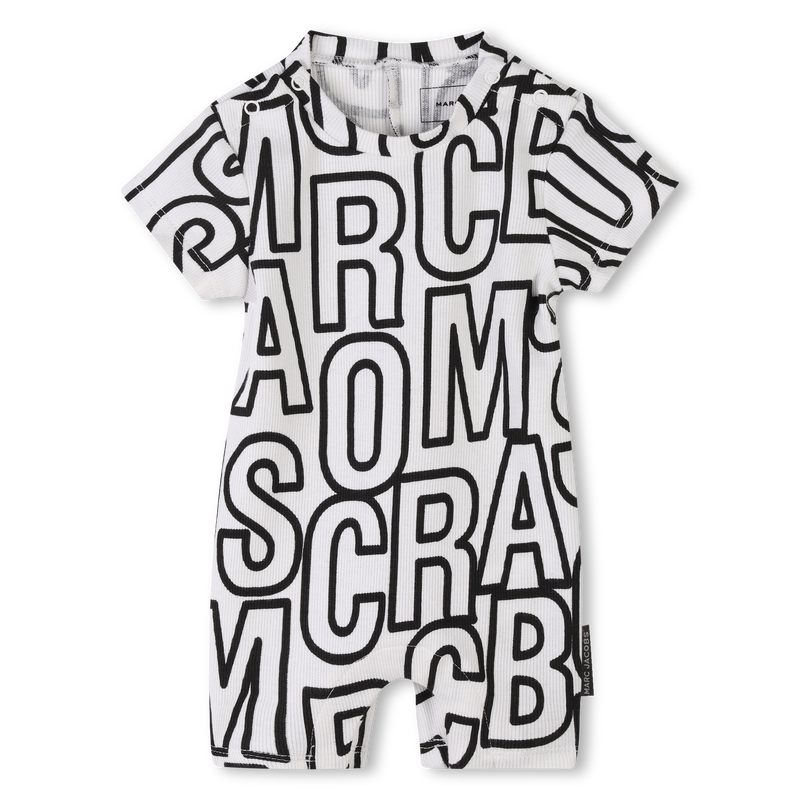 Short printed romper MARC JACOBS 
                        UNISEX
