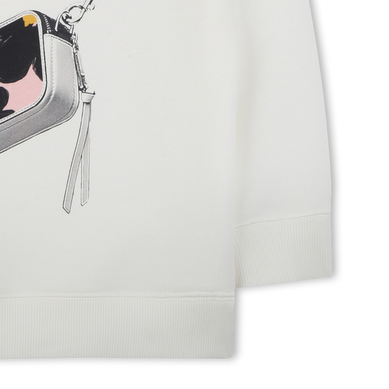 Hooded fleece sweatshirt MARC JACOBS 
                        GIRL