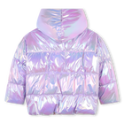 Shiny hooded puffer jacket BILLIEBLUSH 
                    GIRL