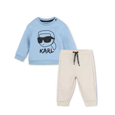 Sweatshirt and pants set KARL LAGERFELD KIDS BOY