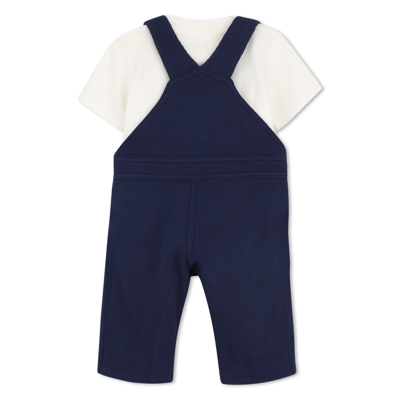 T-SHIRT AND OVERALLS SET KENZO KIDS 
                        BOY